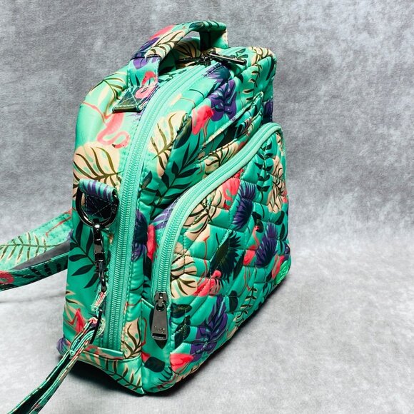 Lug Ranger Crossbody Bag With Flamingo & Leaf Design - Picture 3 of 16